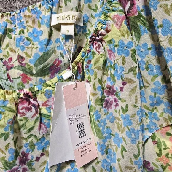 Yumi Kim Fleur Melody One Shoulder Ruffle Top NWT - Picture 4 of 5
